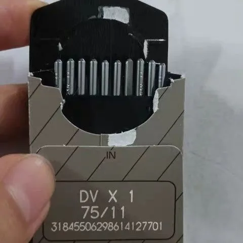 拉链缝合机14号风琴牌机针DV×1缝合机正品针圆头钢针90