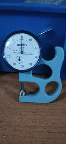 高速尼龙拉链成型机缝合机配件拉链专用量表测厚度表 teclock量表