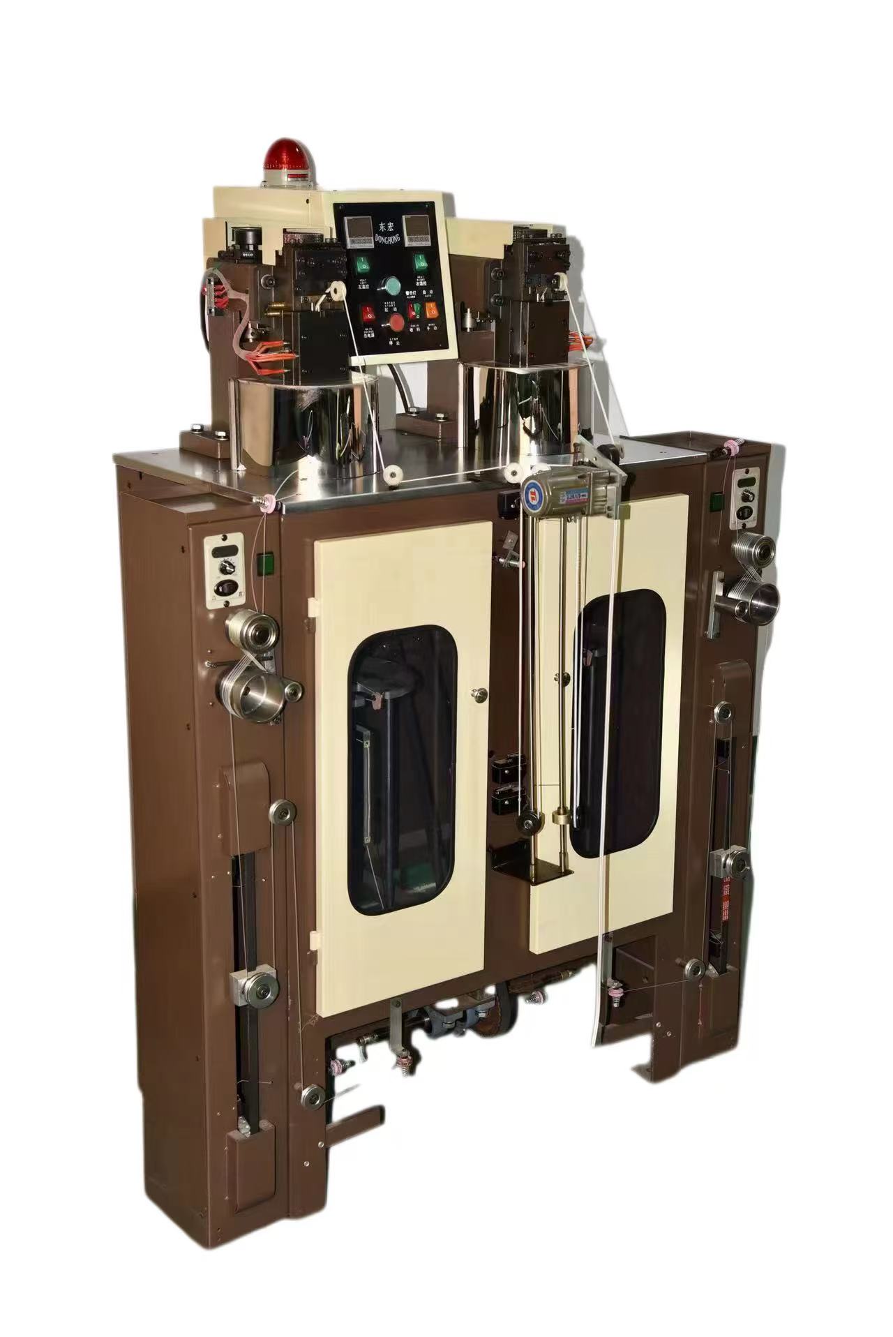 H-202 Nylon Zipper Coiling Machine - Hot Stamping, Servo-Driven, Models 3-10